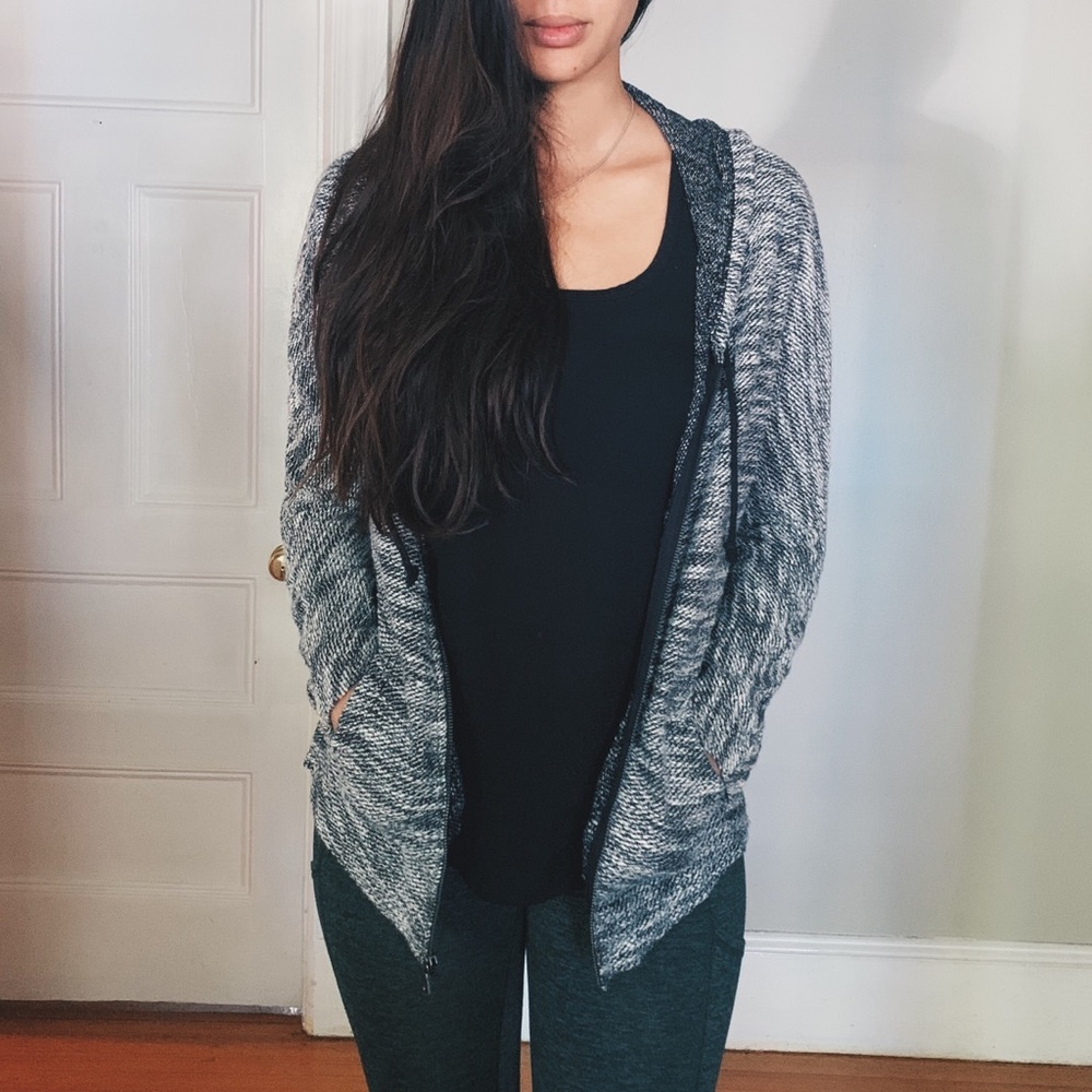 Super soft terry cloth zip up